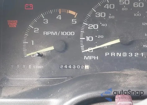 1998 GMC Sierra 1500 Sl Wideside из США, поврежденный, VIN 2GTEC19R6W1551728